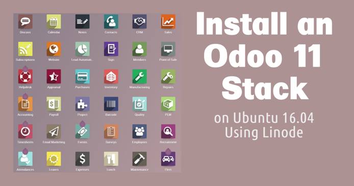 Install an Odoo 11 Stack on Ubuntu 16.04 using Linode